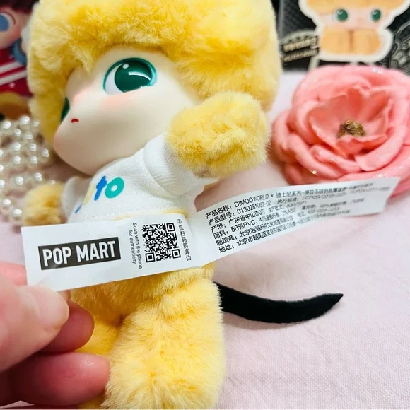 POPMART x DIMOO WORLD × DISNEY Vinyl Plush Keychain - PLUTO - OPEN BOX/BAG
